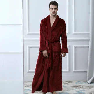 Winter Retreat Men's Robe